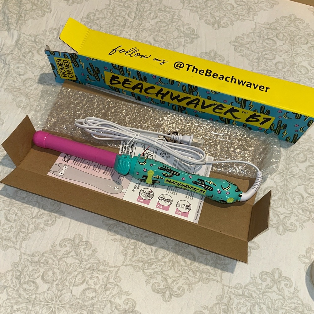 S1 Pink and Blue Hair Curler